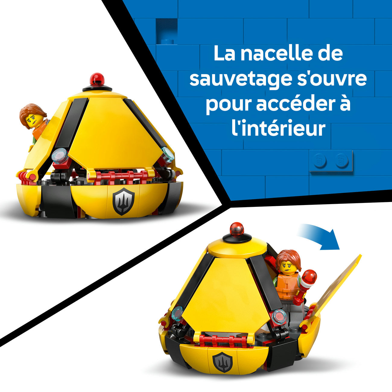 LEGO City 60503 L'hélicoptère des garde-côtes