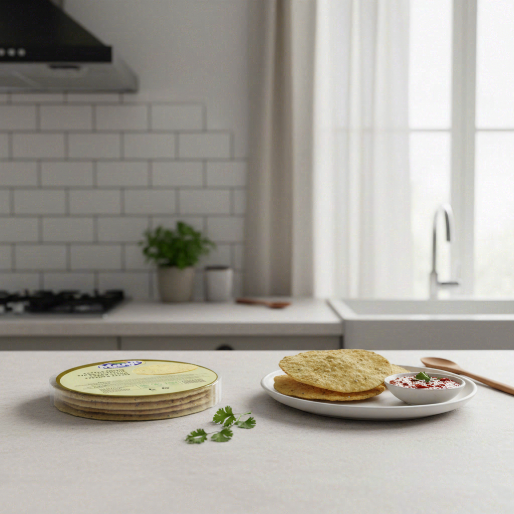 Papad au poivre, saveur originale, 100 g
