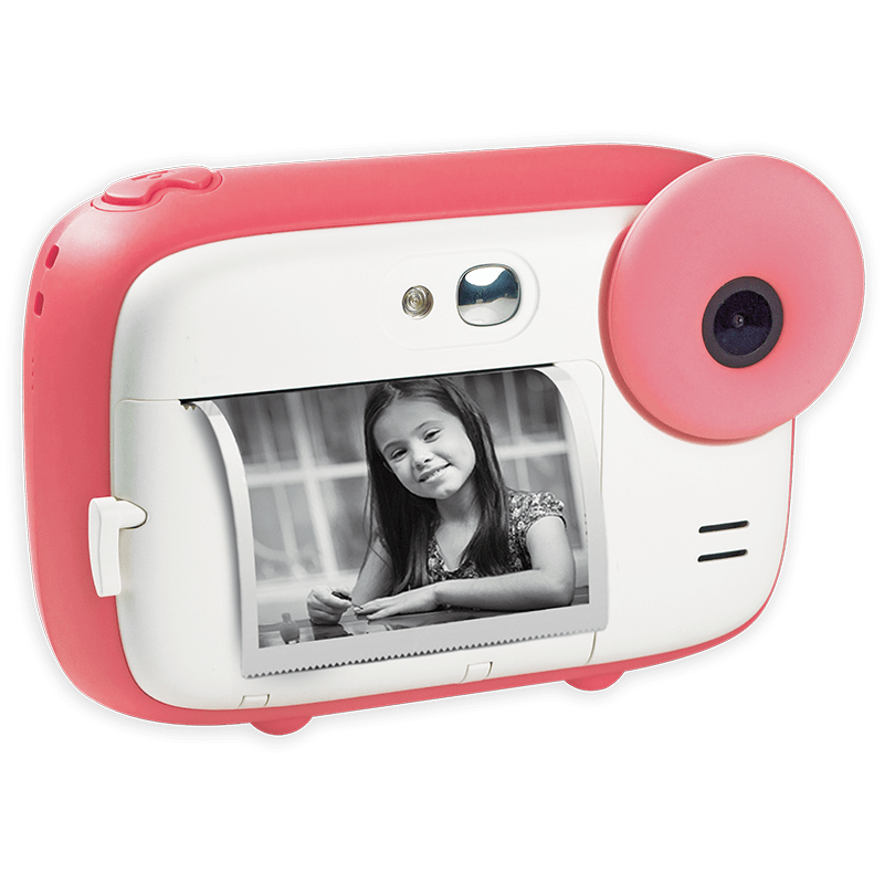 AgfaPhoto Appareil photo numérique avec imprimante pour enfants - Rose
