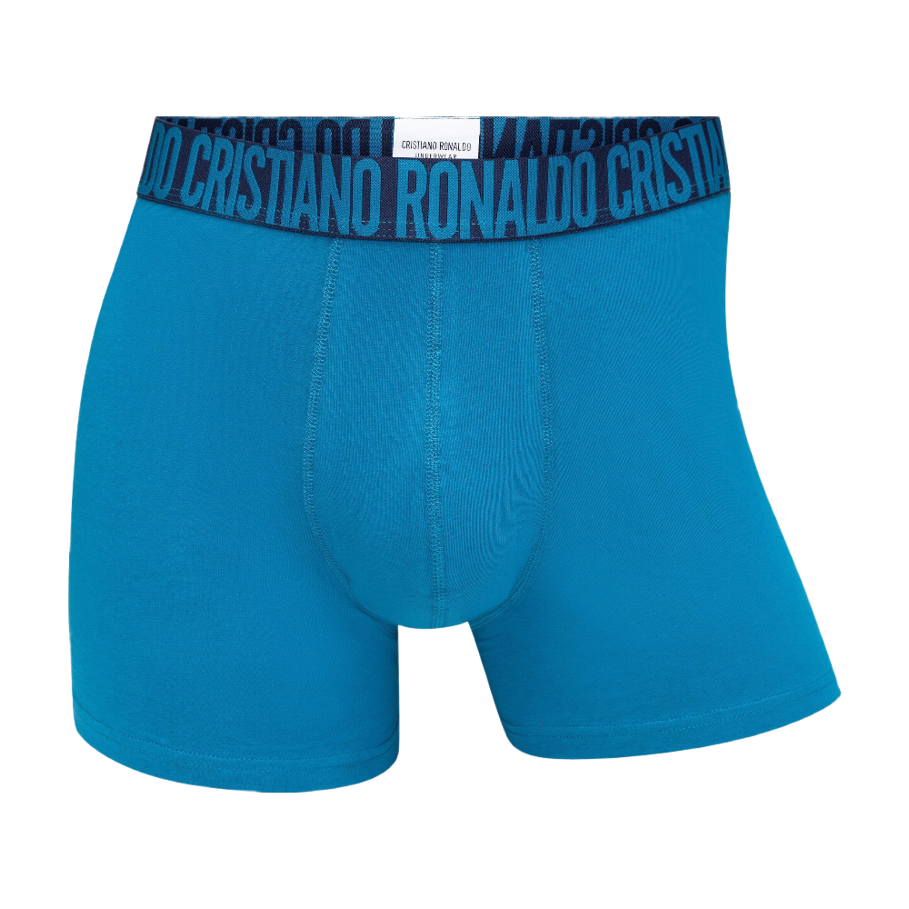 CR7 Lot de 3 boxers Bleu/Bleu/Bleu marine