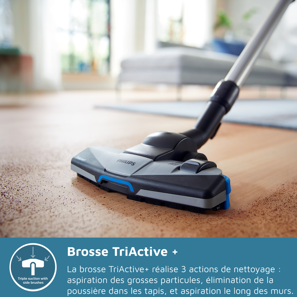 Philips Aspirateur sans sac FC9556/09 Série 5000 LED Bleu 900 W