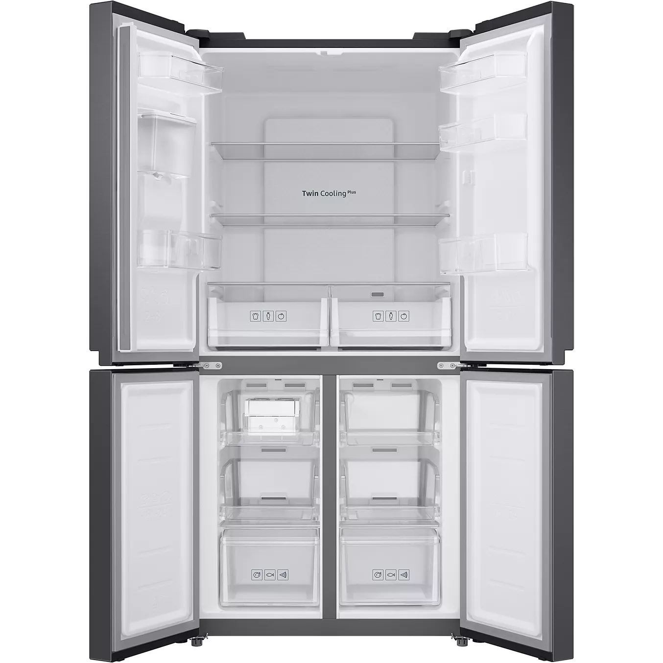 SAMSUNG Réfrigérateur Américain RF48A401EB4 488 L Classe E Noir