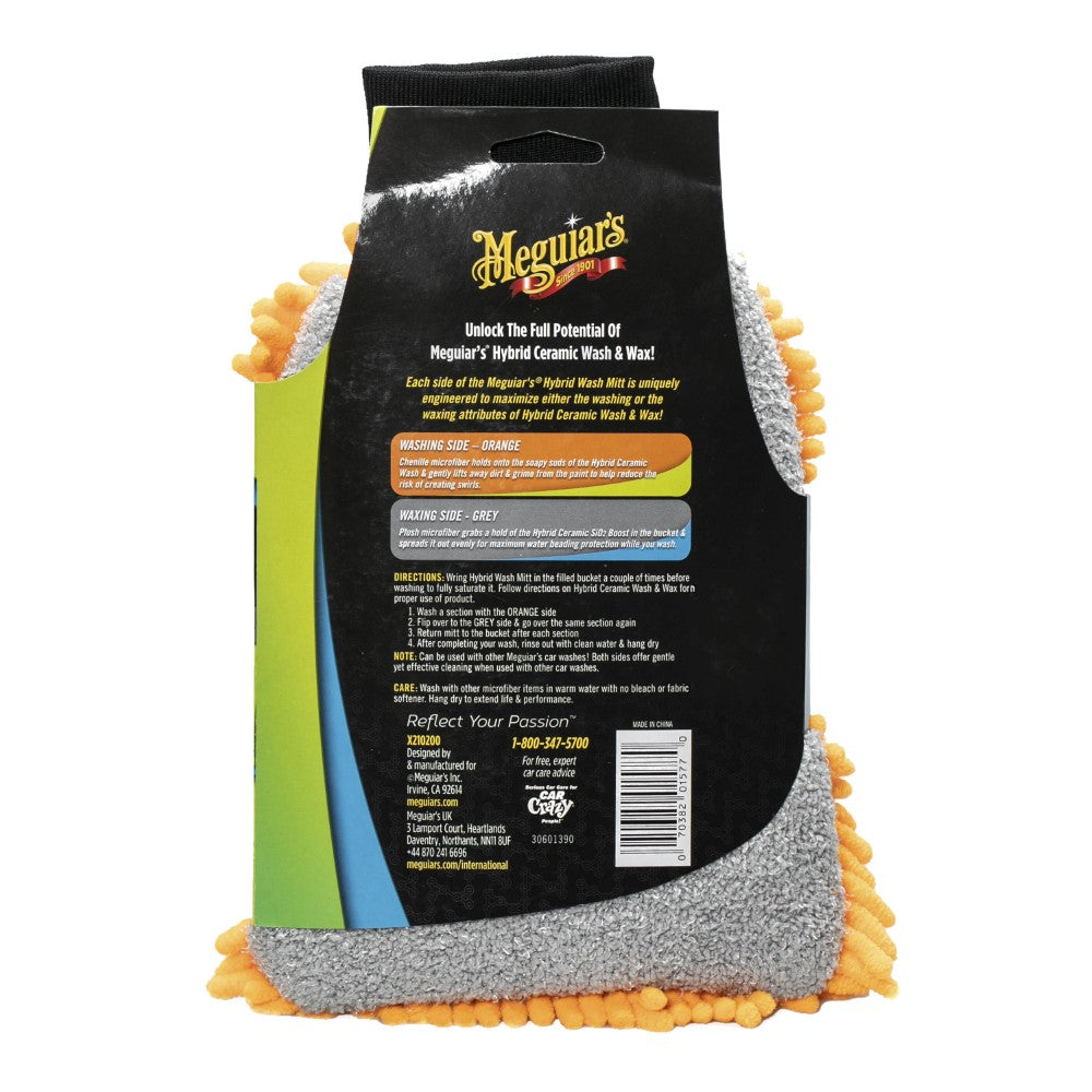 Meguiar's® Hybrid Wash Mitt X210200EU, 1/Pack, 6/CV