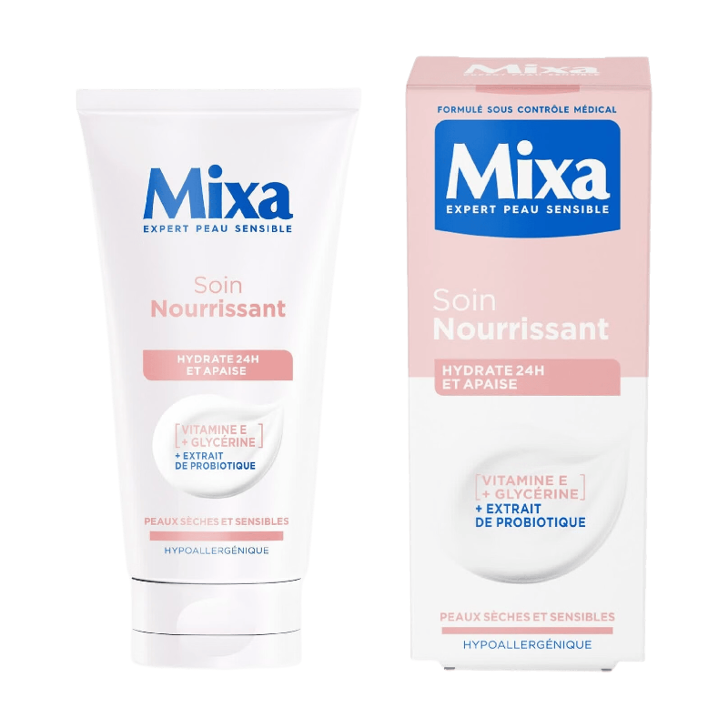 Mixa Soin du visage nourrissant Peau sèche et sensible Vitamine E 50 ml