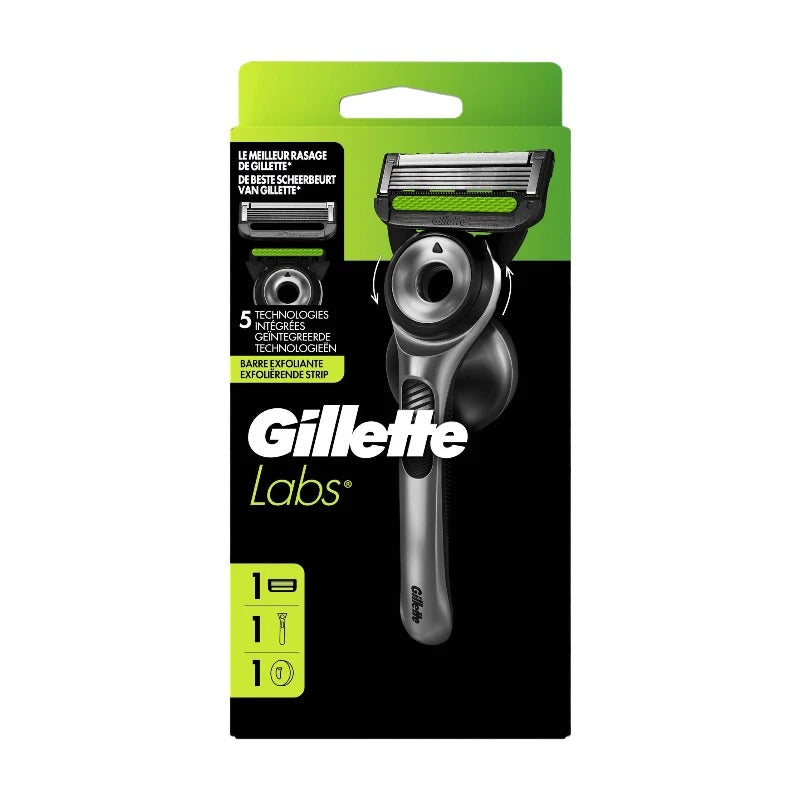 Gillette Labs H+1 Series Argenté Rasoir rechargeable avec support mural