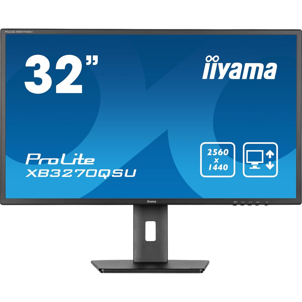 iiyama ProLite XB3270QSU-B1 Moniteur d'ordinateur 80 cm (31,5") 2560 x 1440 pixels Quad HD LED Noir