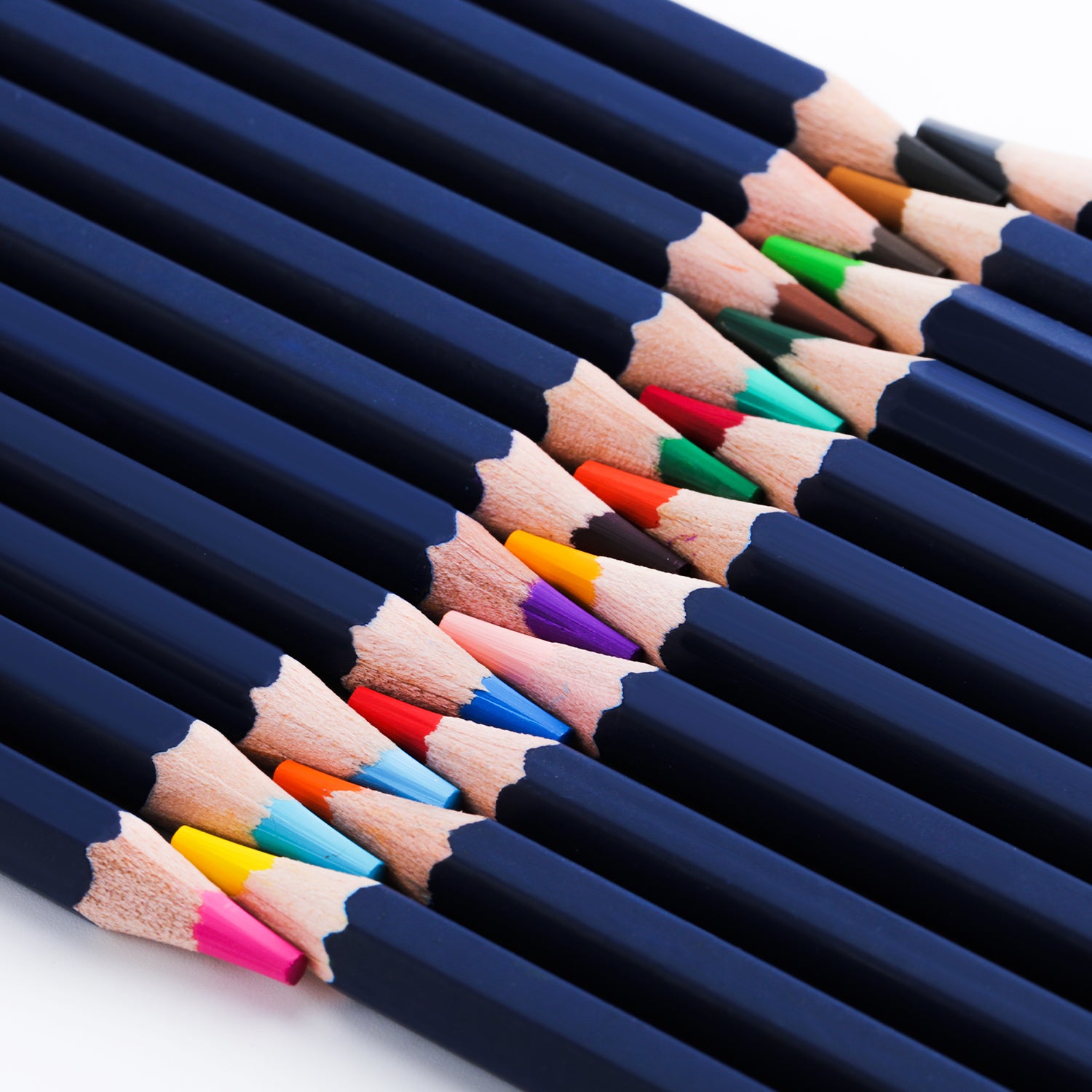 Deli Crayons de couleur Finenolo, boîte en métal, coffret de 72 couleurs