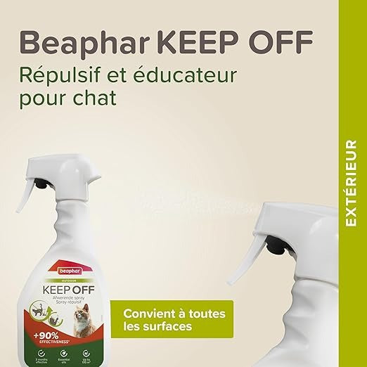 BEAPHAR Keep Off Spray répulsif pour l'extérieur 500 ml