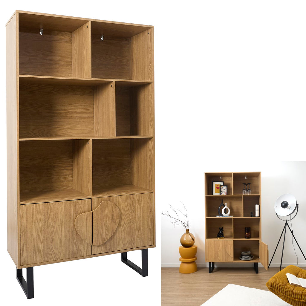 HOME DECO FACTORY Étagère Calypso en MDF et métal