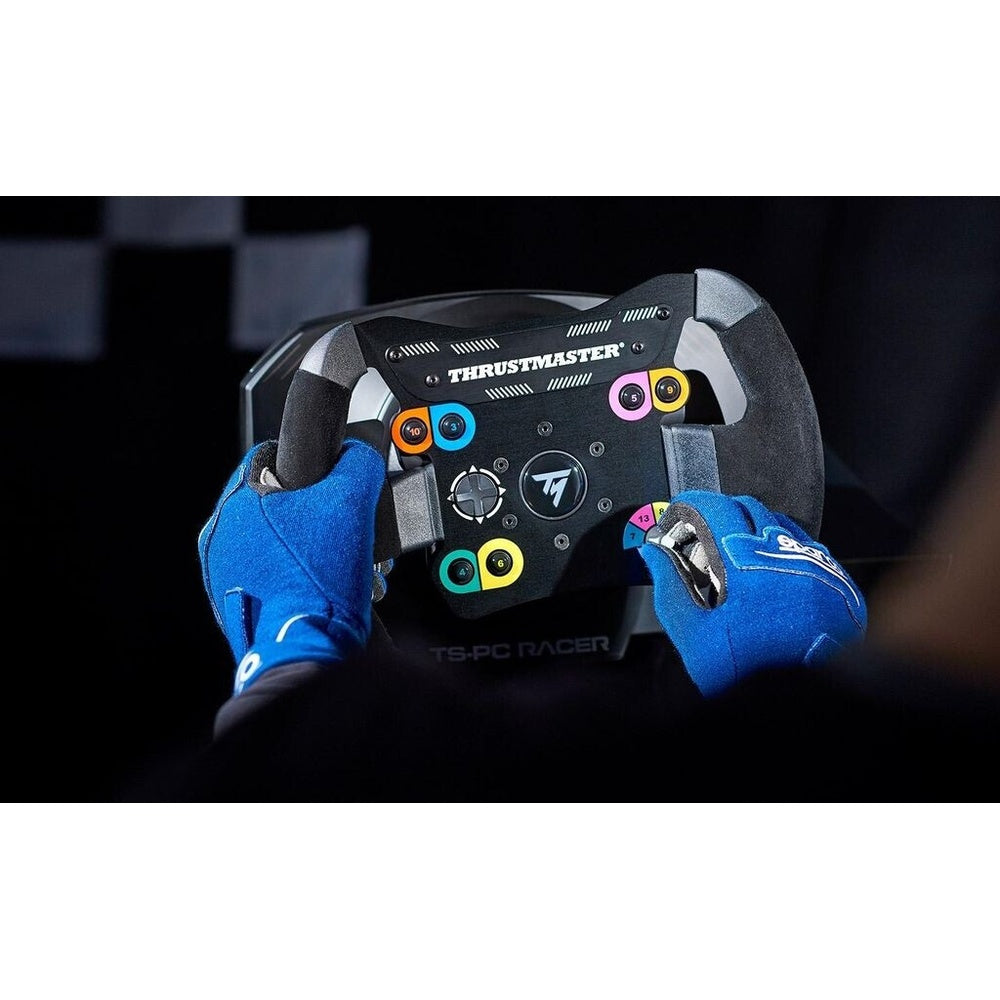 Thrustmaster TM Open Wheel Add-On - Style Formule/GT, Poignées en daim, Palettes en métal, Compatible PC/PS/Xbox, Version retail