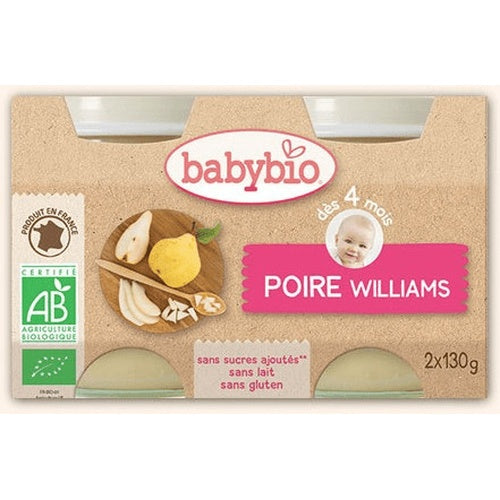 B.bio pot poire 4m 2x130g