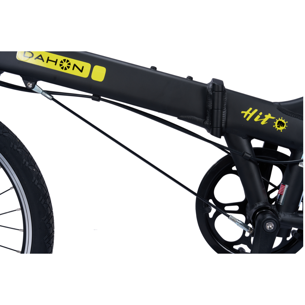 DAHON Vélo pliant HIT D6 Obsidian - Pneu 20 pouces x 1,75 pouces