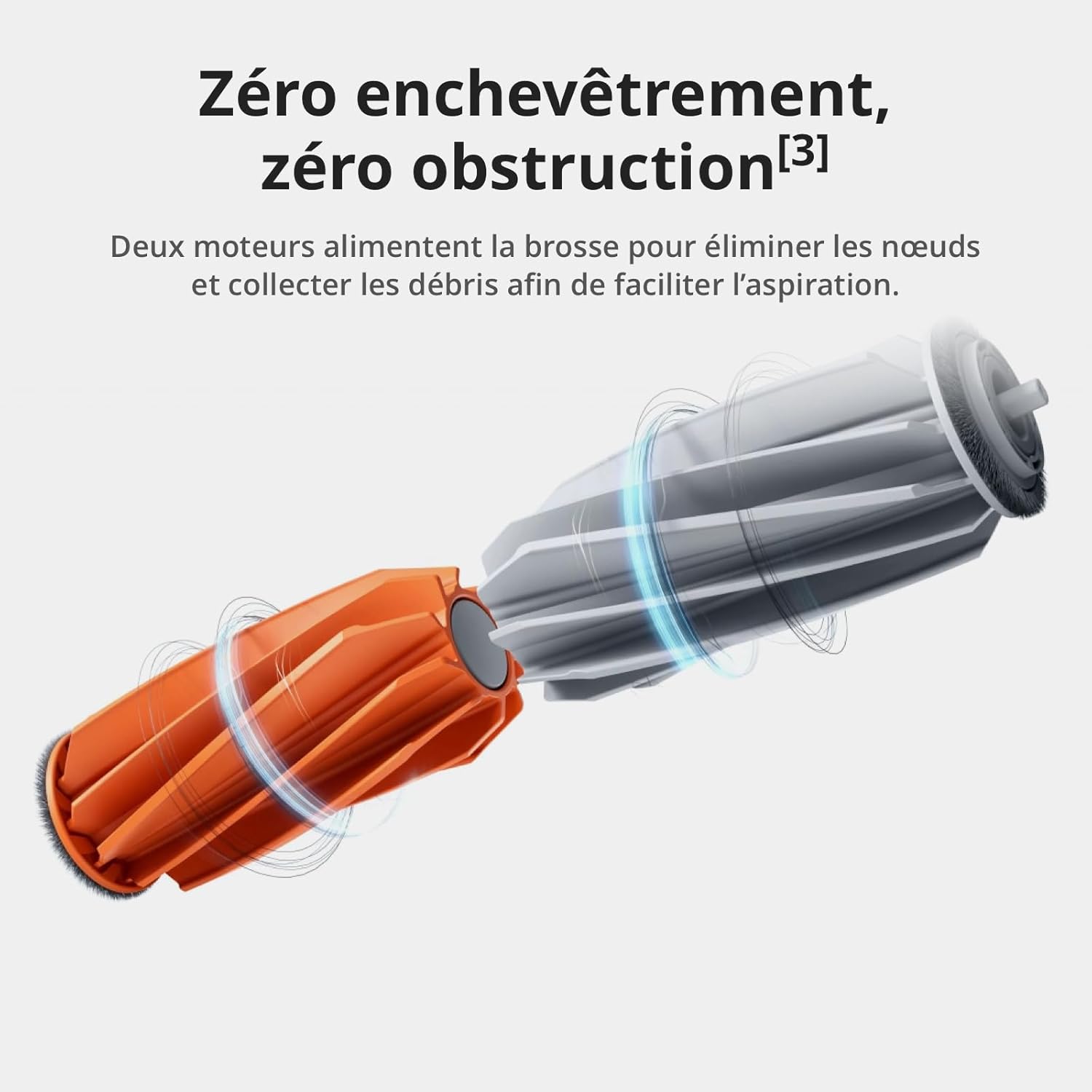 DJI ROMO S Aspirateur Robot Laveur avec Aspiration de 25 000 Pa, Détection de Niveau Drone, Deux Bras Robotiques, Fonctionnement sans Entretien de 200 Jours