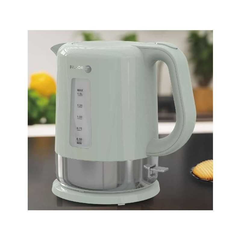 FAGOR FG5148 Bouilloire électrique sans fil 2200 W d'1,5 L - Vert