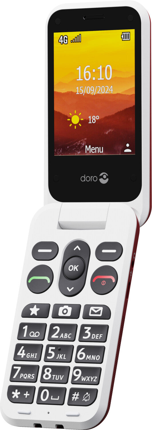 Doro Leva L30 Téléphone à clapet 4G pour seniors