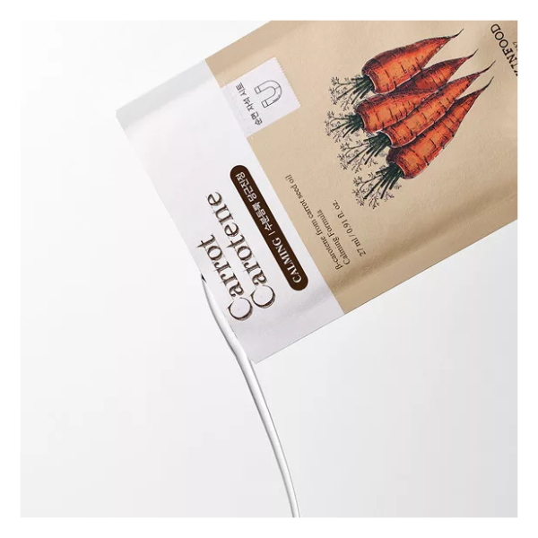 SKINFOOD Masque hydratant réparateur apaisant carotte carotène 27 ml