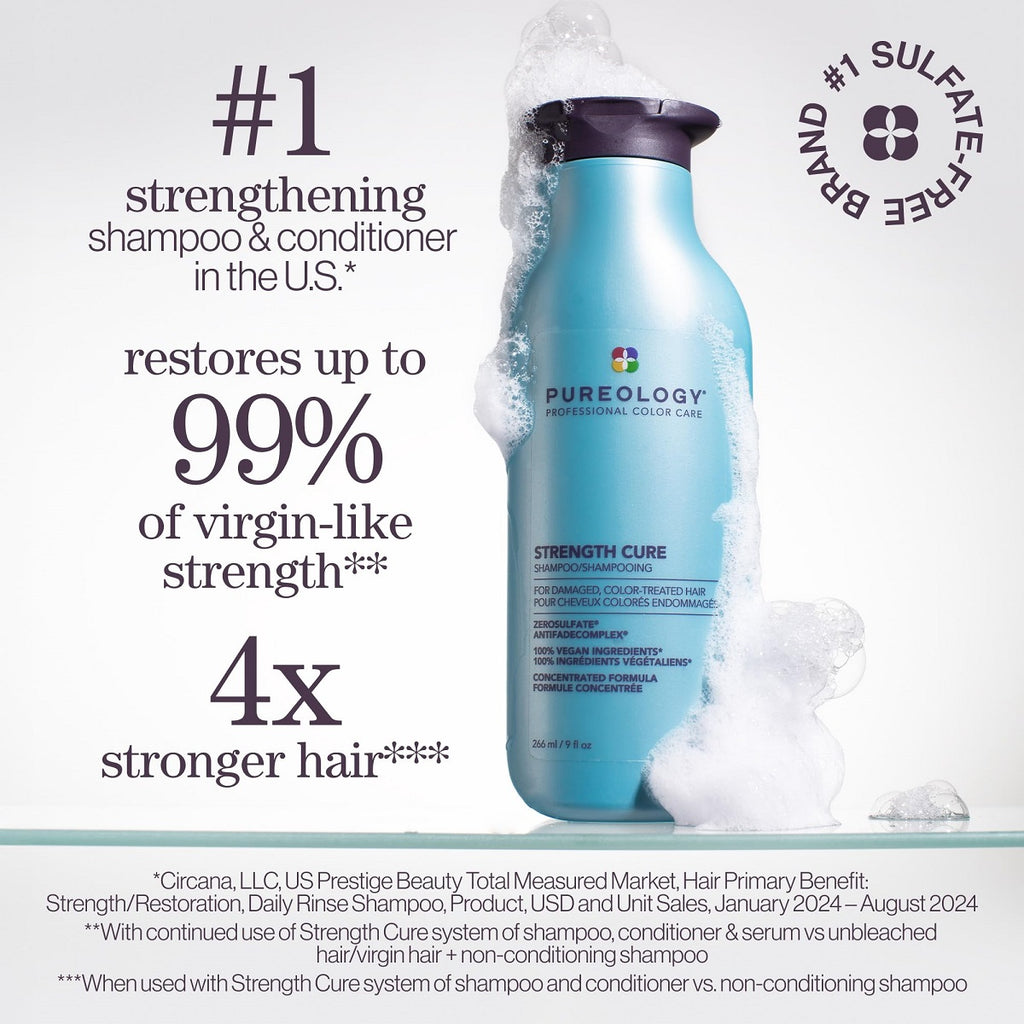 PUREOLOGY Strength Cure Shampooing 1000ml / 1L