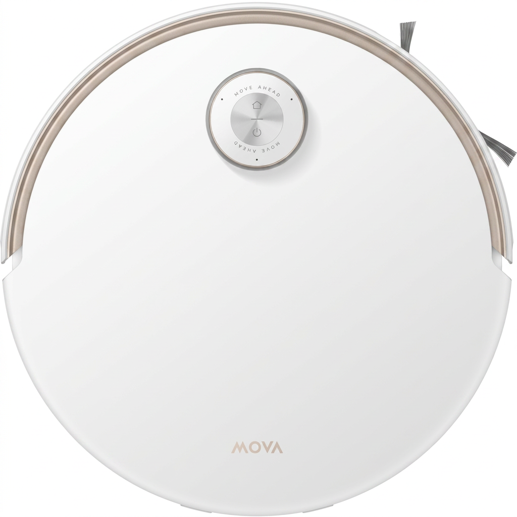 MOVA Z60 Ultra Aspirateur robot à rouleau blanc intégral