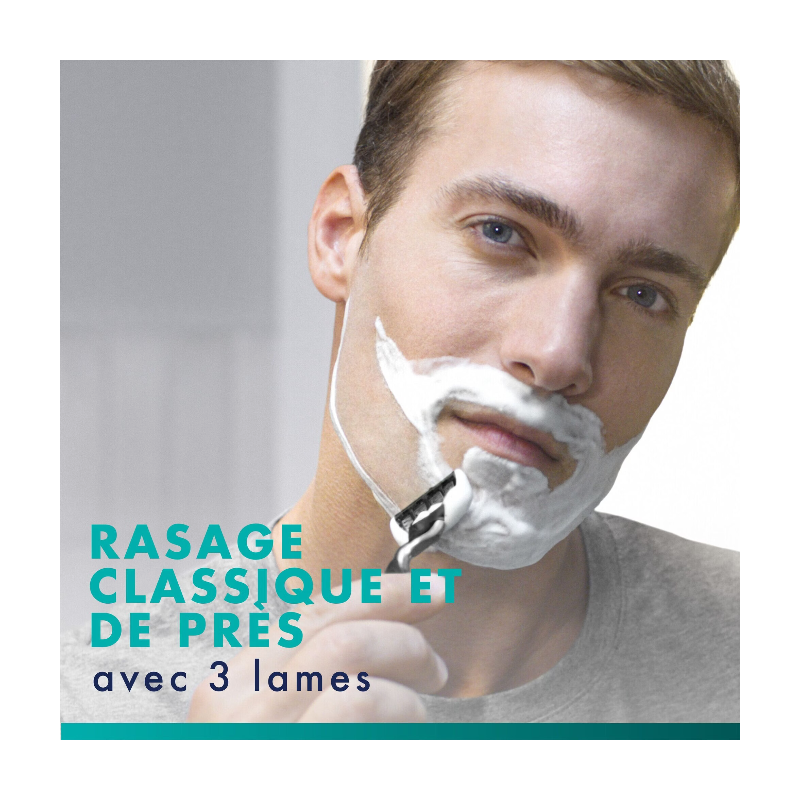 Gillette Mach3 - Cartouches de rasoir - Lot de 4