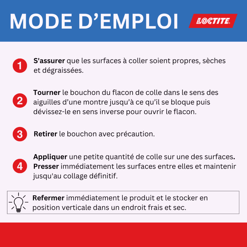Henkel Loctite Super Glue-3 Control, Colle instantanée surpuissante avec débit contrôlé, Colle universelle pour la plupart des matériaux, colle liquide dans un flacon anti choc de 3 g