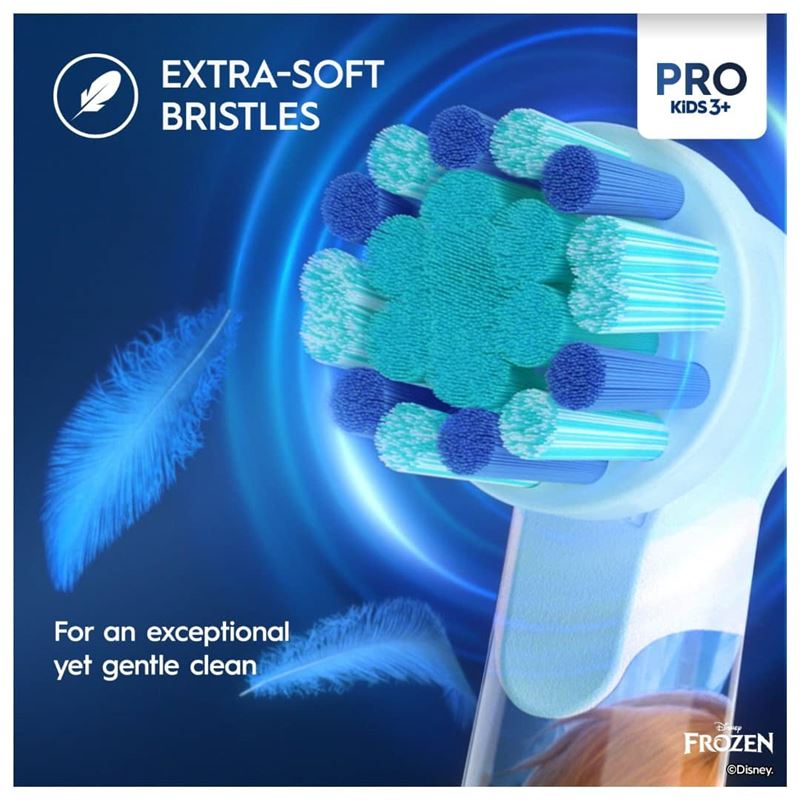 ORAL-B Pro Kids La reine des neiges Brosse à dents pour enfant - Blanc/rose