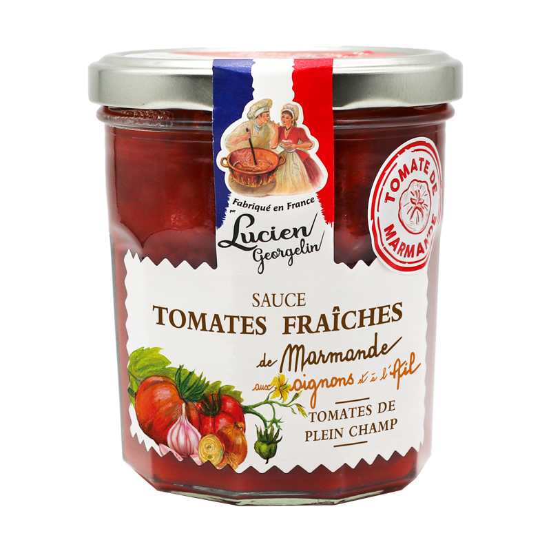 LUCIEN GEORGELIN Sauce tomate fraîche de Marmande aux oignons et à l'ail - 300 g