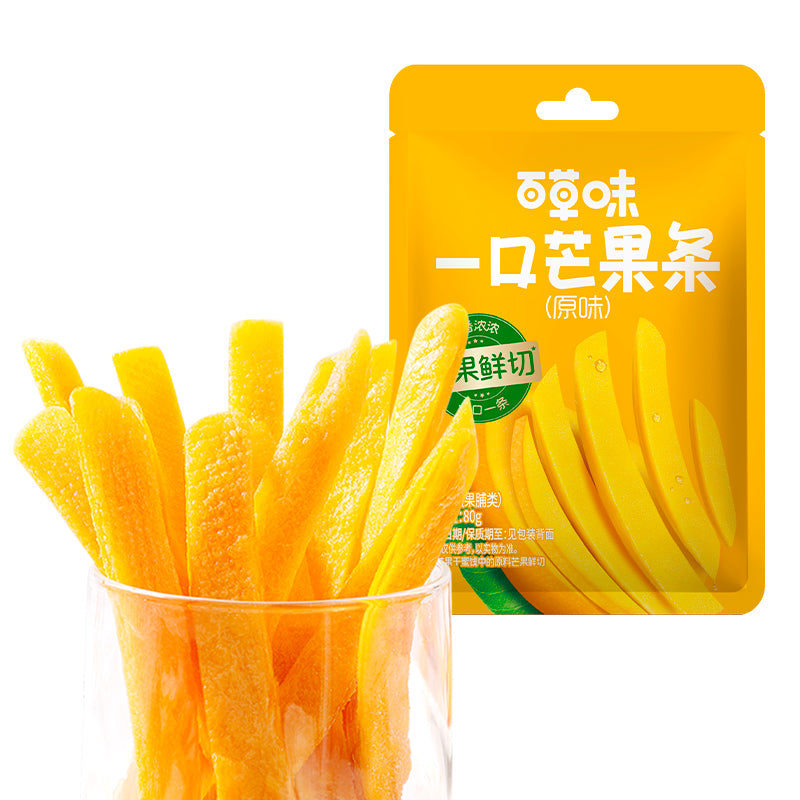 Be&Cheery Bâtonnets de mangue format une bouchée (saveur originale) 80 g