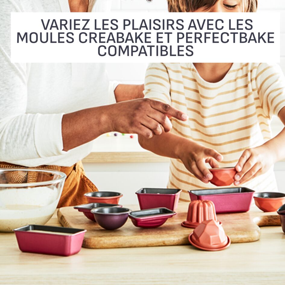 Tefal Cake Factory Chocolat, Machine à gâteaux, 5 programmes, mode manuel, moules muffins