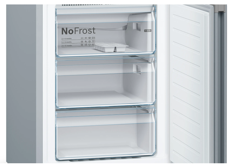Bosch KGN39VLEB Réfrigérateur et congélateur 368 L Classe E - Inox