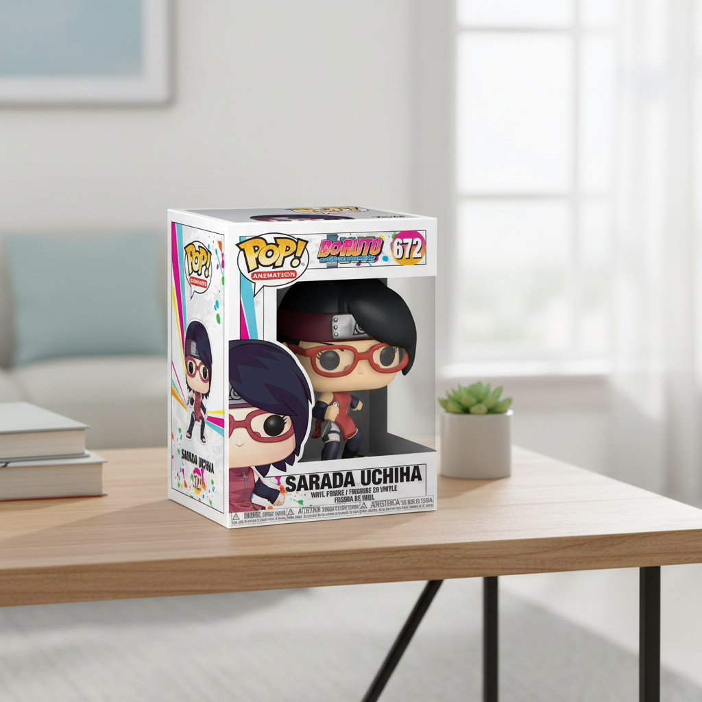 Funko Pop! Animation: Boruto: Naruto Next Generations - Sarada Uchiha #672 Figurine en Vinyle