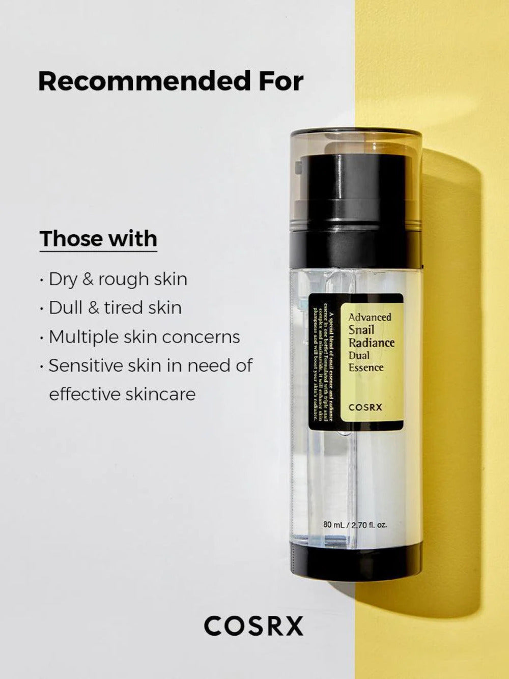 Cosrx Advanced Snail Essence Double Éclat 80