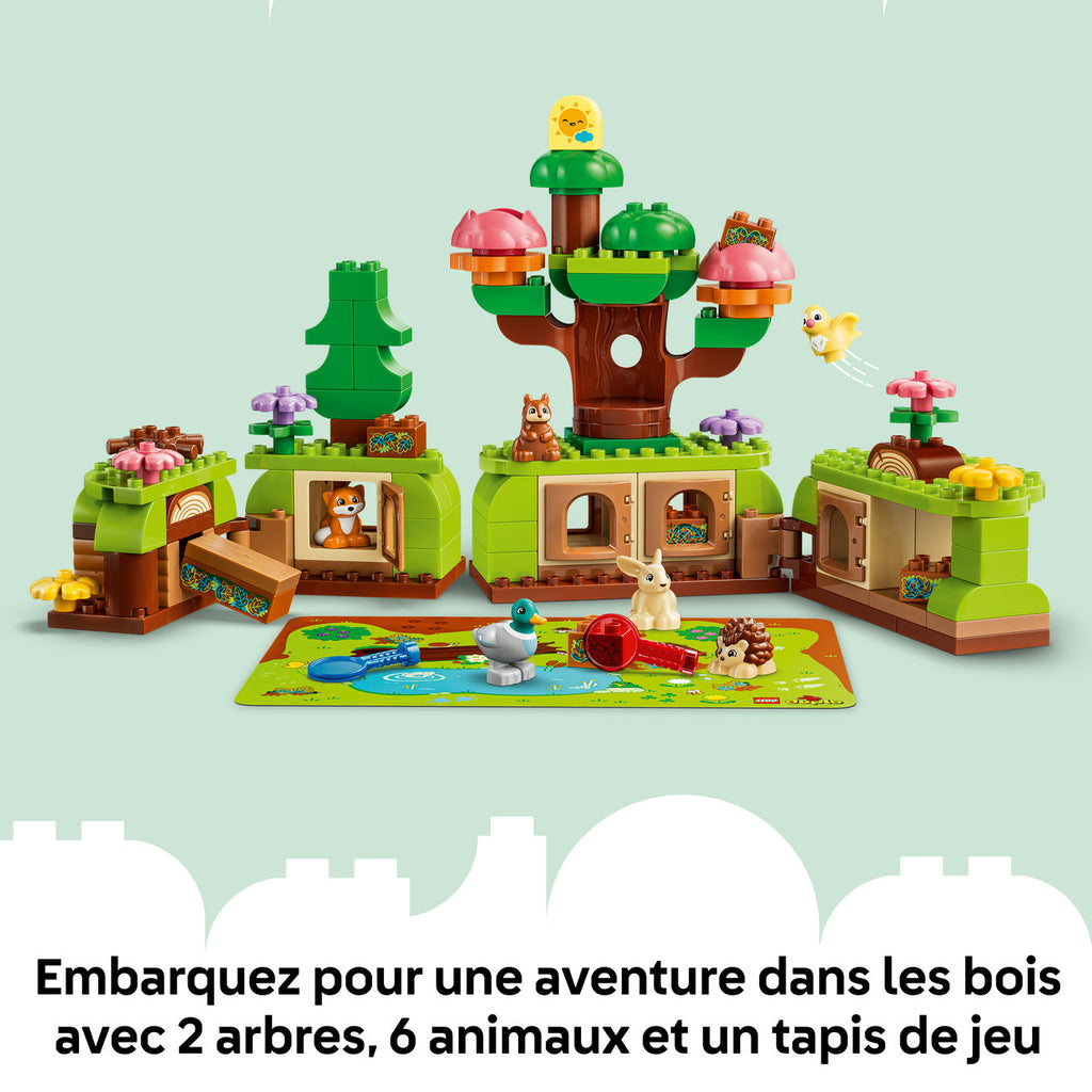 LEGO DUPLO Town 10480 Découverte de la forêt avec des animaux sauvages