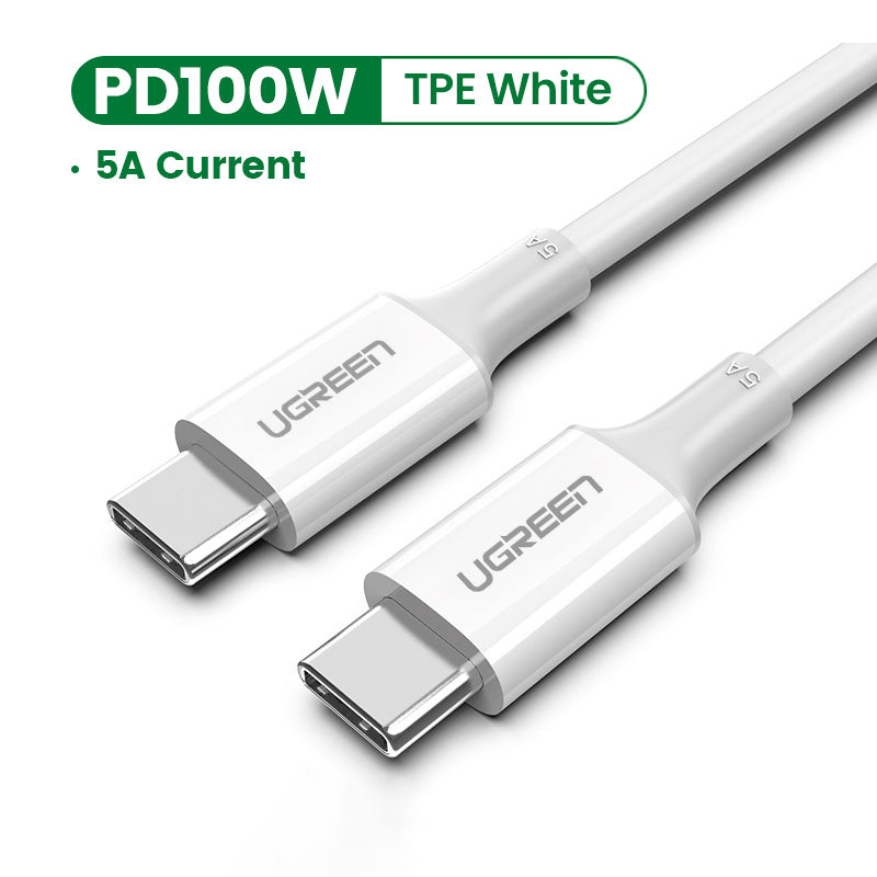 UGREEN câble de charge rapide USB2.0 Type-C double mâle 5A 1m