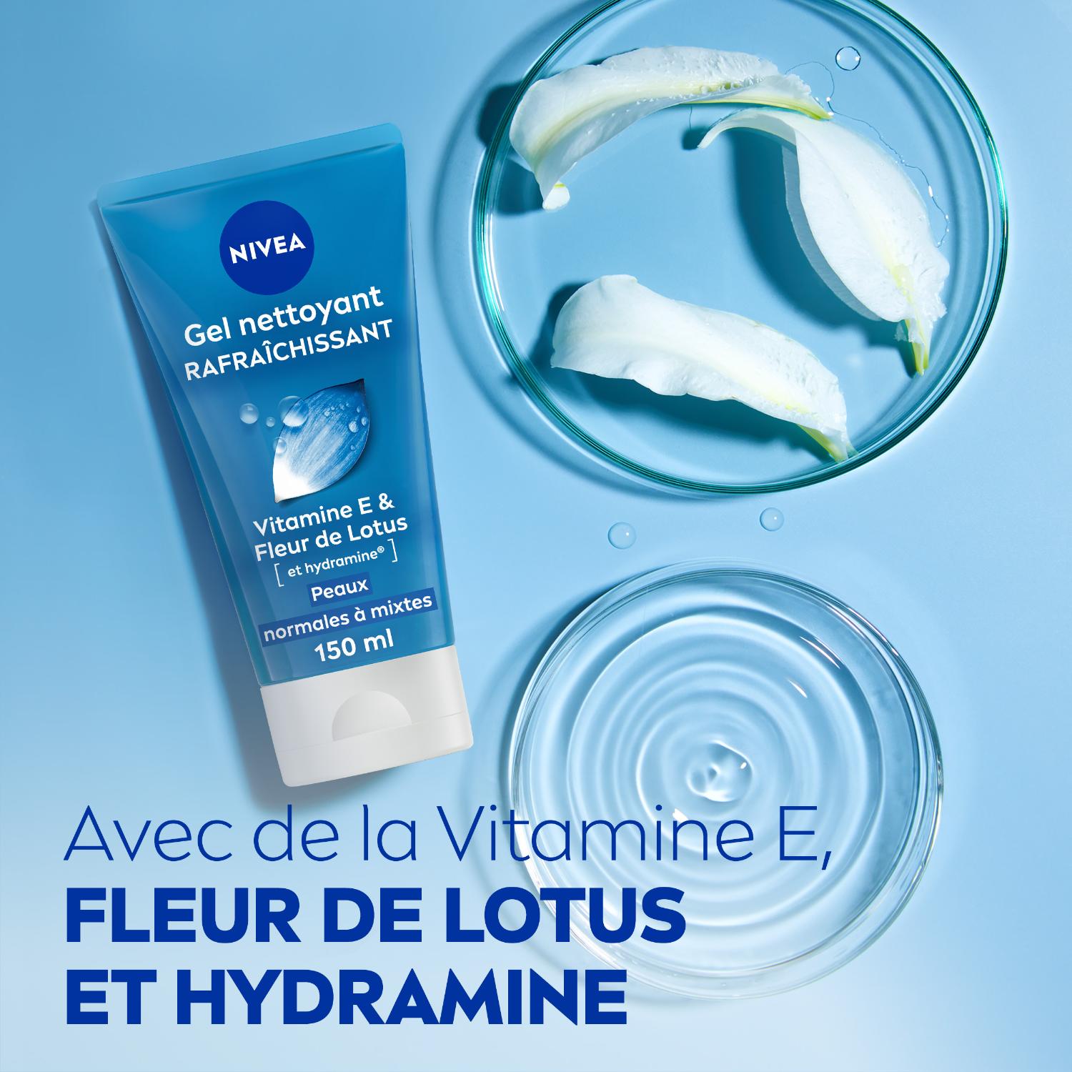 NIVEA Essentiels Gel Nettoyant Visage Fraîcheur 150 ml