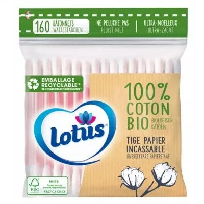 Lotus coton tige bio schtx160