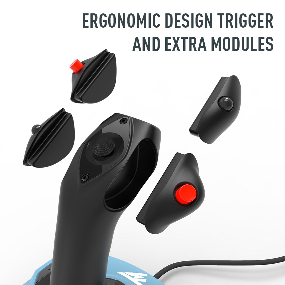 Thrustmaster TCA officer pack joystick et manette - édition Airbus pour PC