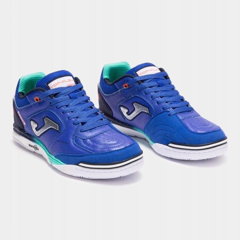 JOMA Chaussures de futsal Top Flex Rebound pour intérieur Bleu 45