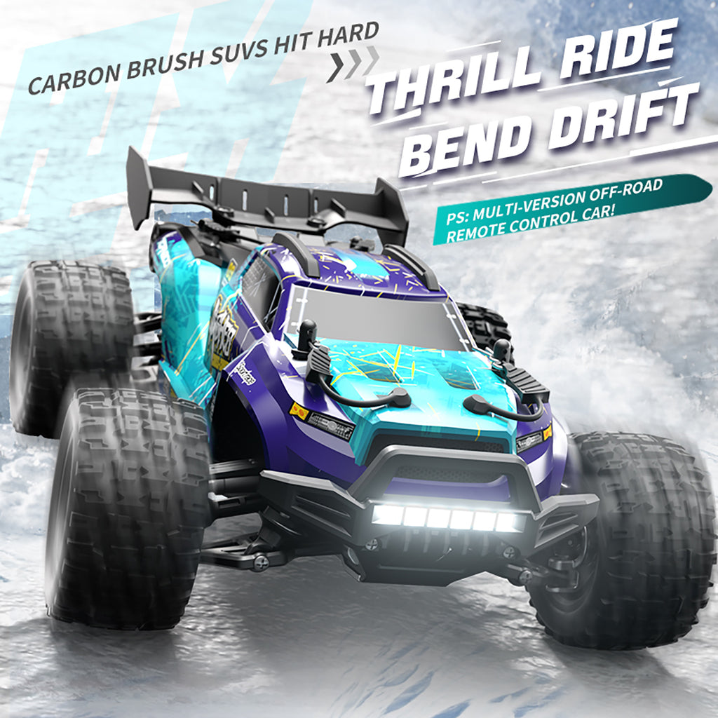 Voiture RC Tout-Terrain pour Adultes à l'Échelle 1:18 – Camion RC Tout-Terrain 4x4 Haute Vitesse 40+ km/h avec 1 Batterie Rechargeable, Véhicule Jouet Électrique 2,4 GHz pour Adolescents et Âge 14+.