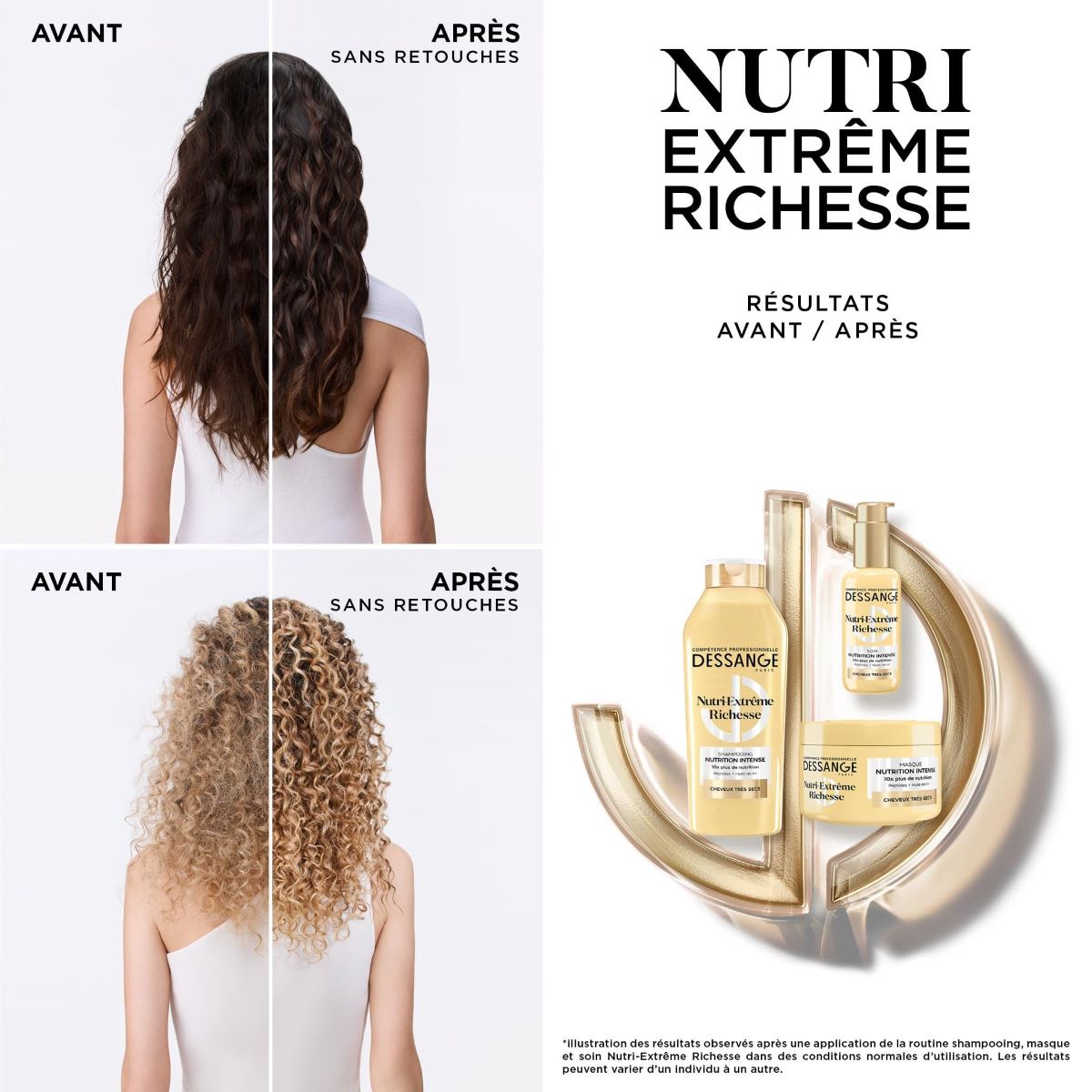 DESSANGE Masque Nutri-Extrême Richesse Cheveux Très Desséchés 280ml