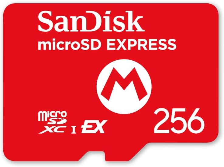 SanDisk Carte microSD Express 256 Go pour Nintendo Switch 2