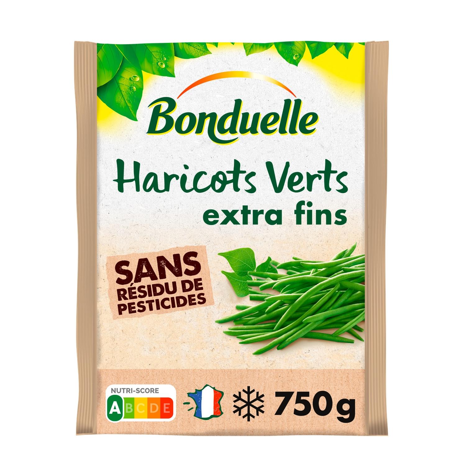 BONDUELLE Haricots Verts Extra Fins 750g