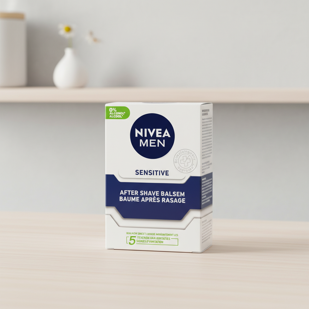 NIVEA Men - Sensitive Baume Après Rasage - Apaisement Immédiat Peau Sensible 100ml