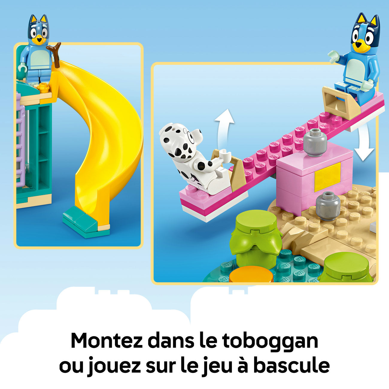 LEGO Bluey 11201 Bluey et Chloe à l’aire de jeux