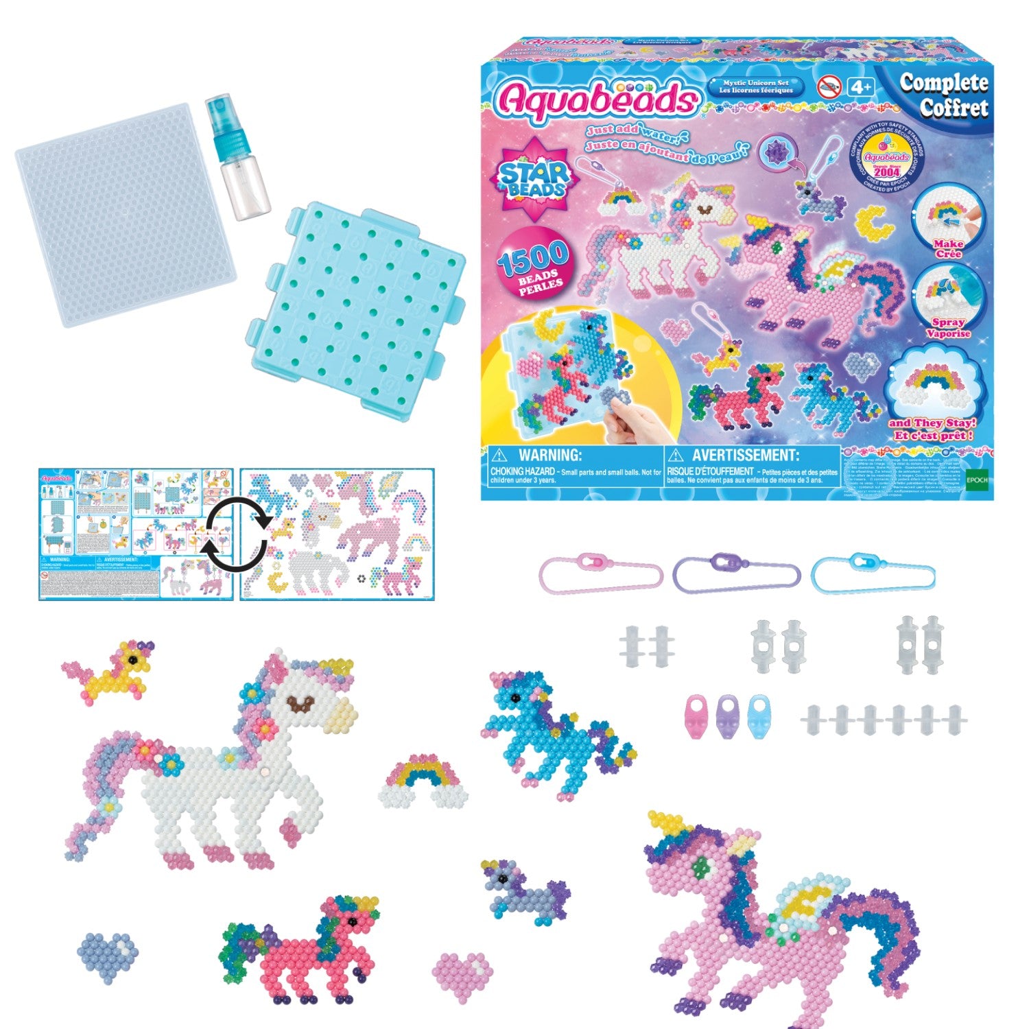 Pack de coffrets Aquabeads licorne mystique