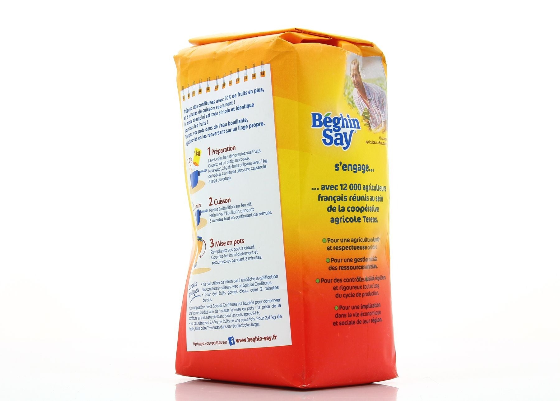 BEGHIN SAY Sucre Gélifiant Spécial Pour La Confection De Confitures, 1 kg