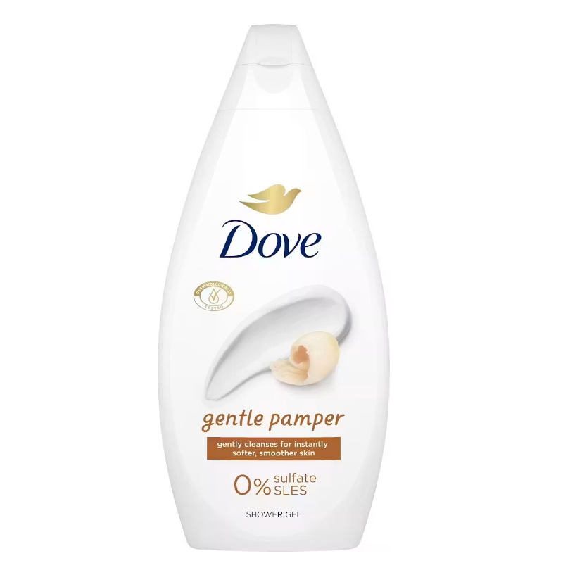 DOVE Gel Douche Apaisant pour Peaux Sensibles - 450 ml