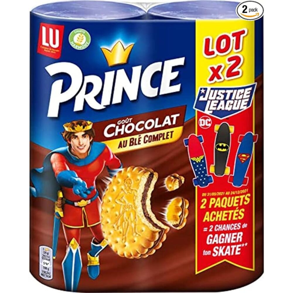 LU PRINCE Chocolat - 2x300g