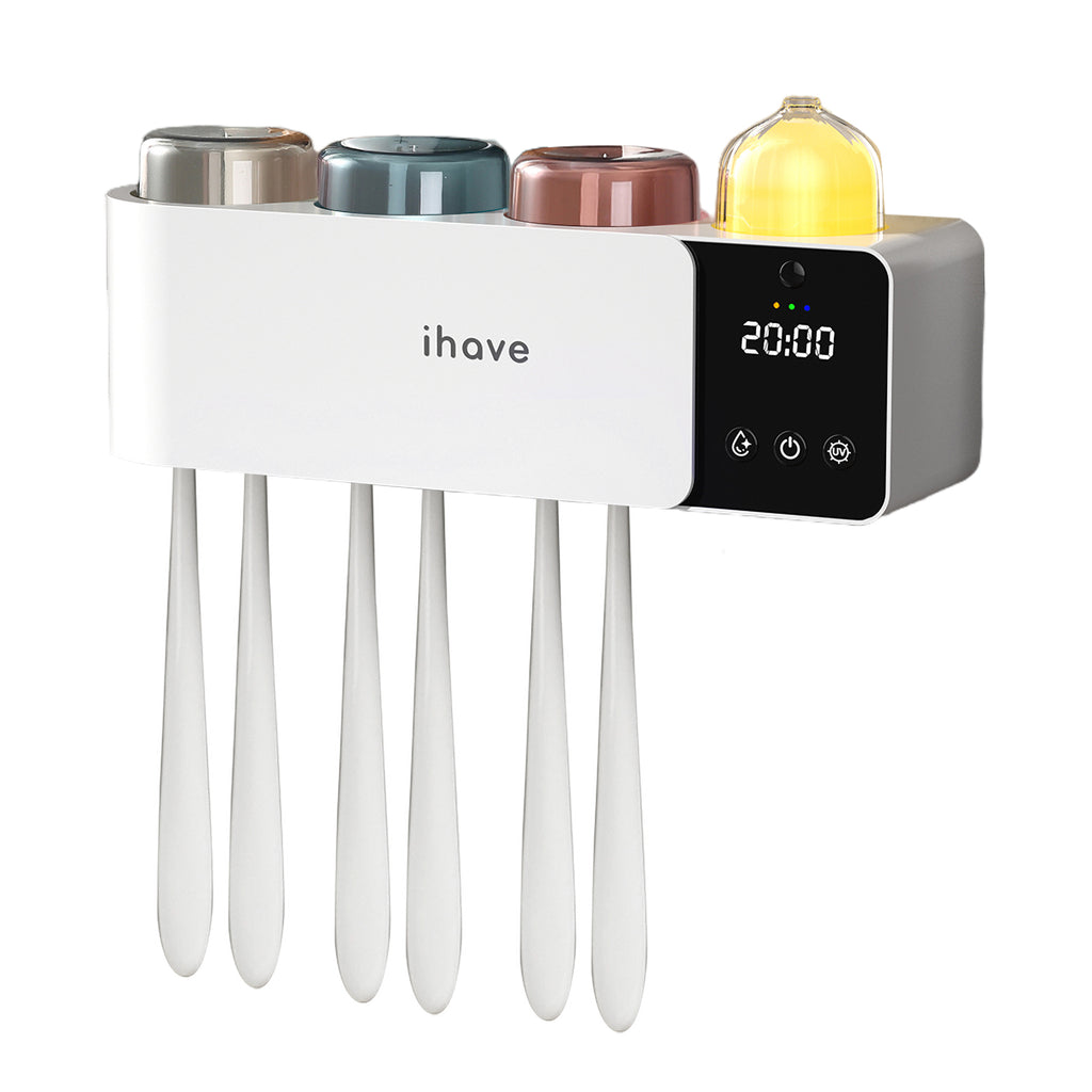 iHave F103 Stérilisateur de brosse à dents avec porte-brosse à dents