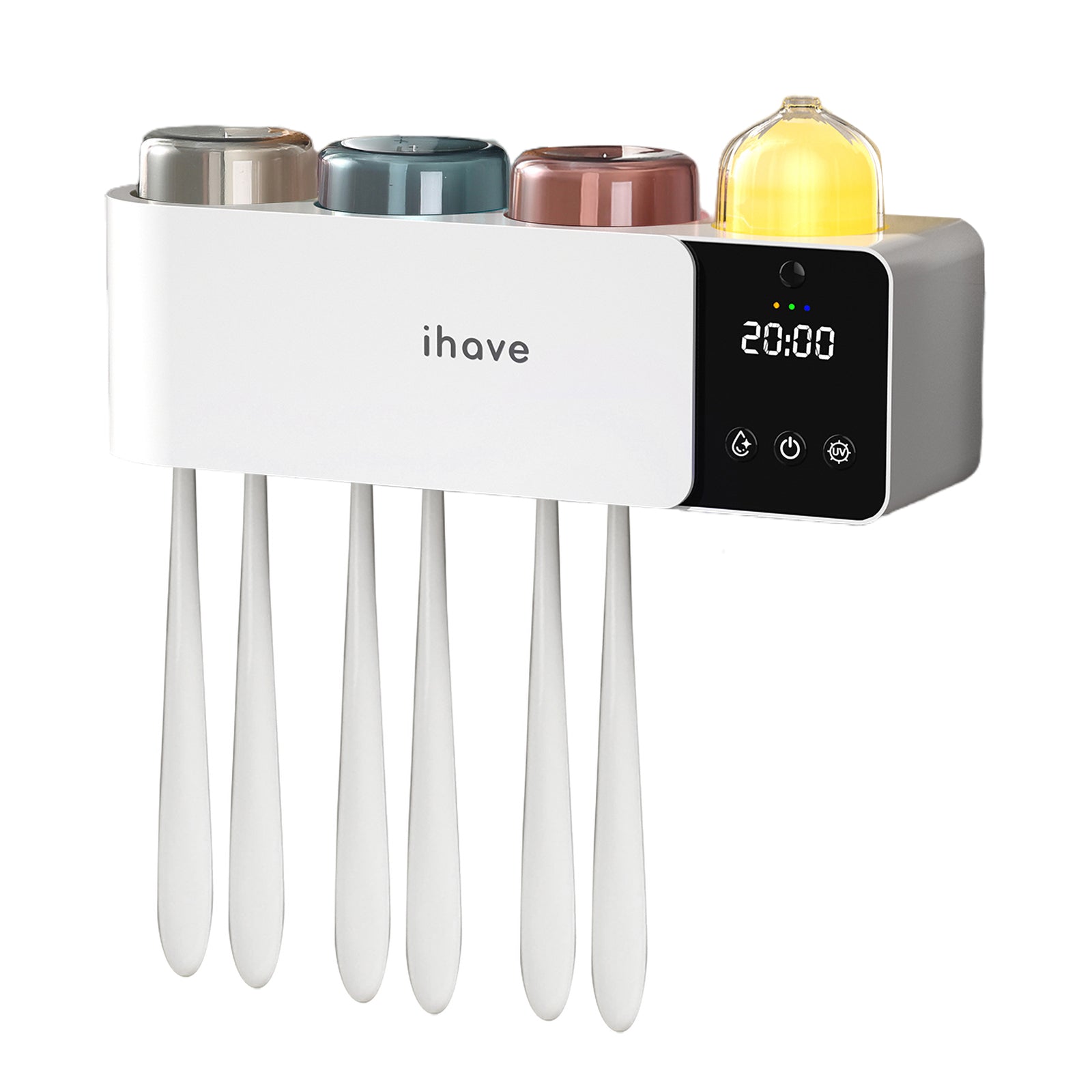 iHave F103 Stérilisateur de brosse à dents avec porte-brosse à dents