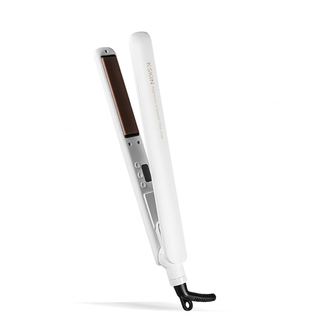 K·SKIN KD280 Lisseur/Fer à lisser, Soin des cheveux aux 20 millions d'ions négatifs + Chauffage rapide en 30 secondes, Neuf réglages de température de 120 à 200℃